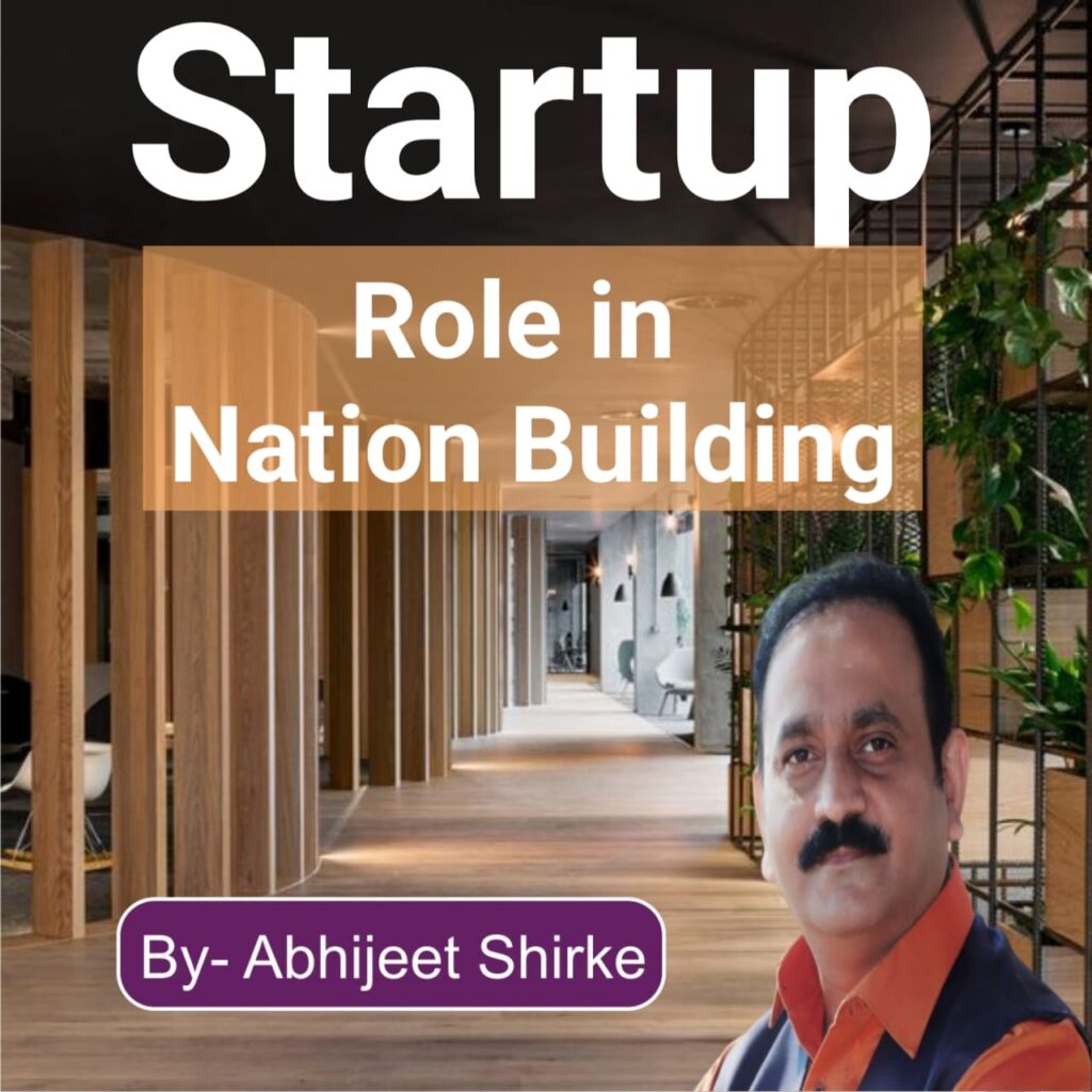 Startups Role in Nation Building