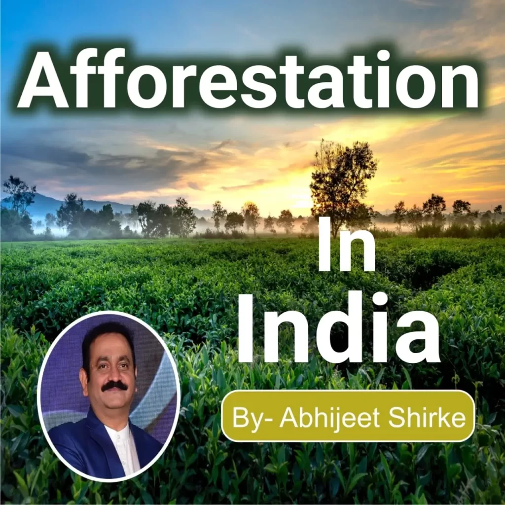 afforestation in india