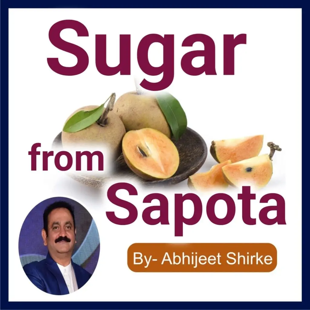 Sugar from Sapota