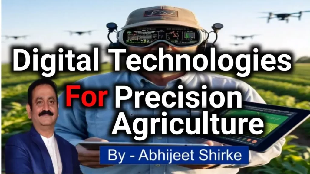 digital technologies for precision agriculture